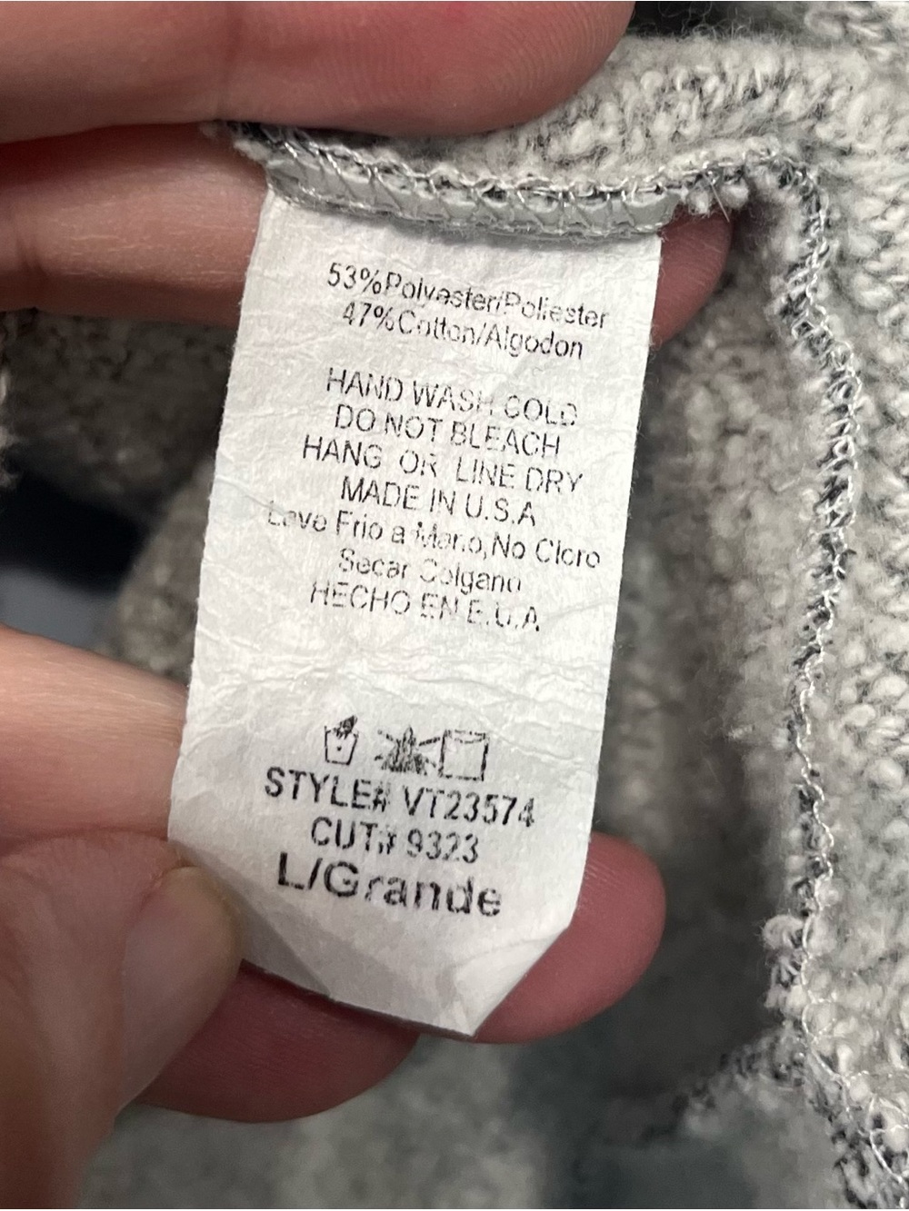Vanilla Bay sweatshirt size large - Picture 4 of 8